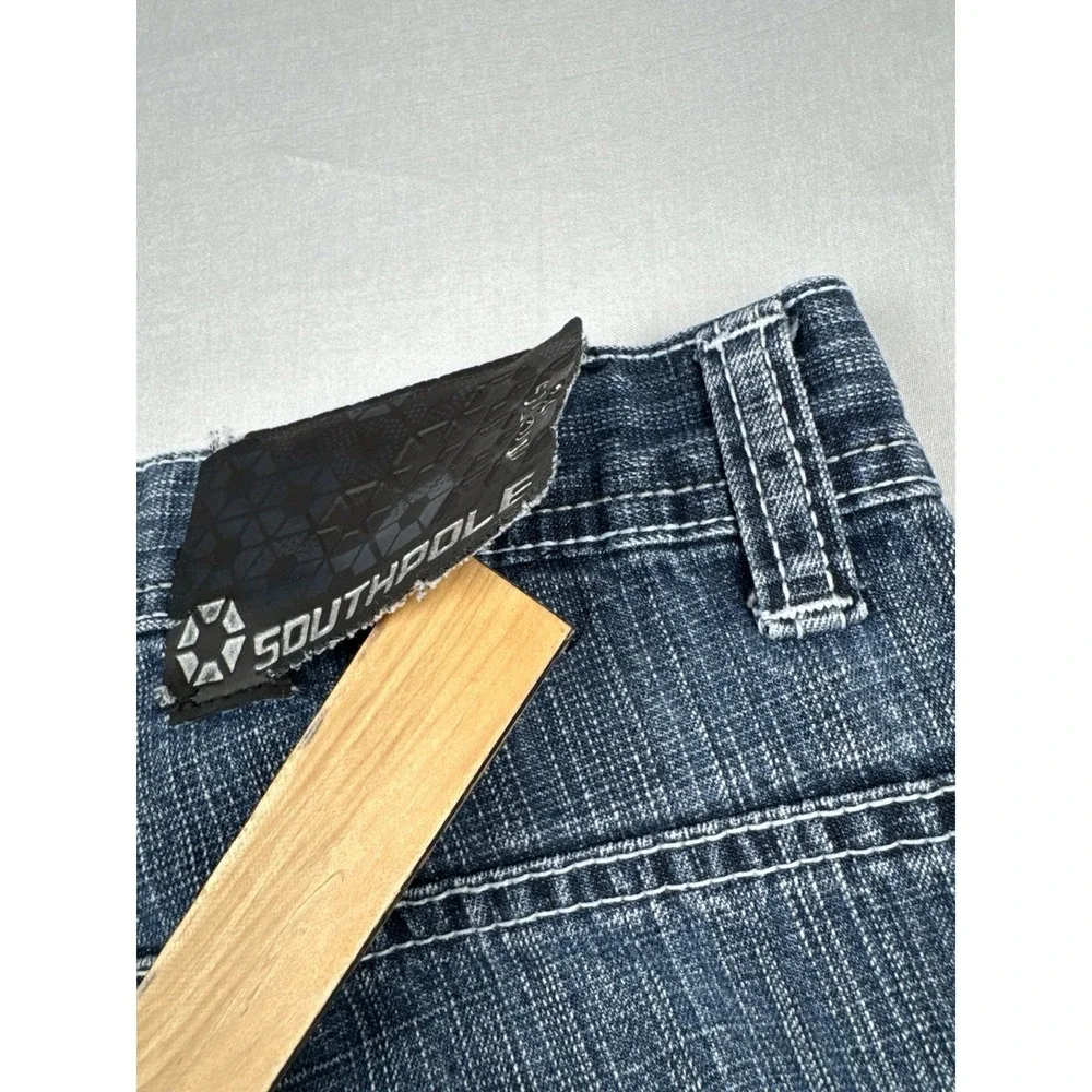 Vintage Y2K Southpole 4180 Baggy Jeans 34x30 Gold Tab Wide Leg Skater Denim